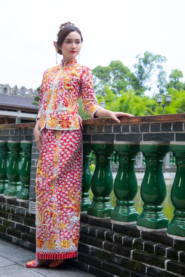 鴻運繡莊(元朗總店) Lucky Embroidery-Chinese wedding dress-4-婚紗禮服