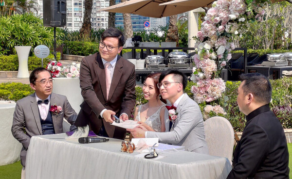 岑漢和律師 Shum Hon Wo-4-婚禮當日