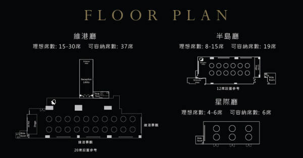 會所一號 ‧ 維港皇宴 ClubONE (The Victoria)-4-婚宴場地