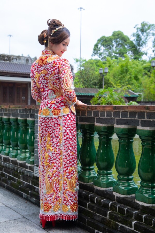 鴻運繡莊(元朗總店) Lucky Embroidery-Chinese wedding dress-1-婚紗禮服