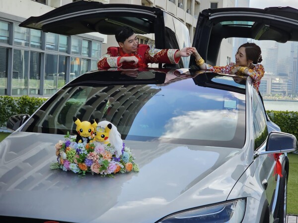 軒武旅運公司(結婚花車) 8881車隊-1-婚禮當日