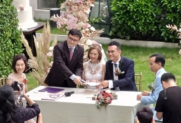 岑漢和律師 Shum Hon Wo-2-婚禮當日